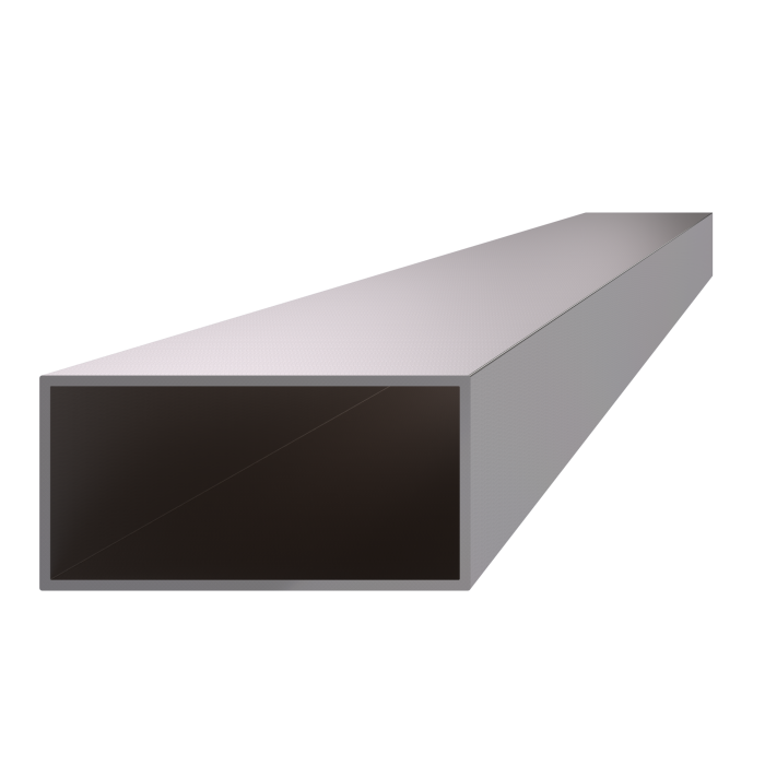 Profil uzatvorený 80x40x2mm, cena za 1ks (3m), brúsená nerez K320 /AISI304