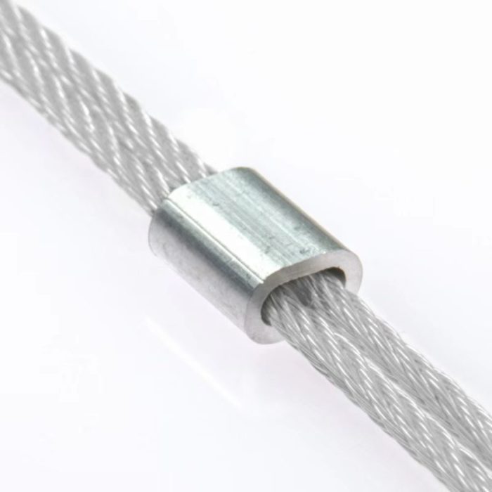 Nerezová lisovací spojka pro dvě 3.0mm lanka, Nerez /AISI 316 - Image 2