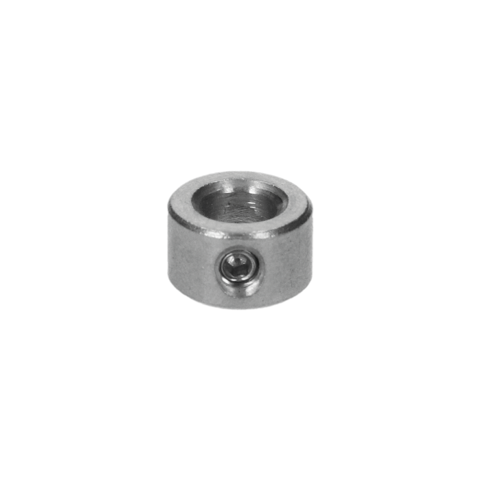 úchyt 5 /10 x 6mm, pre nerezové lanko ø 3-4mm, brúsená nerez K320 /AISI304 DIN705
