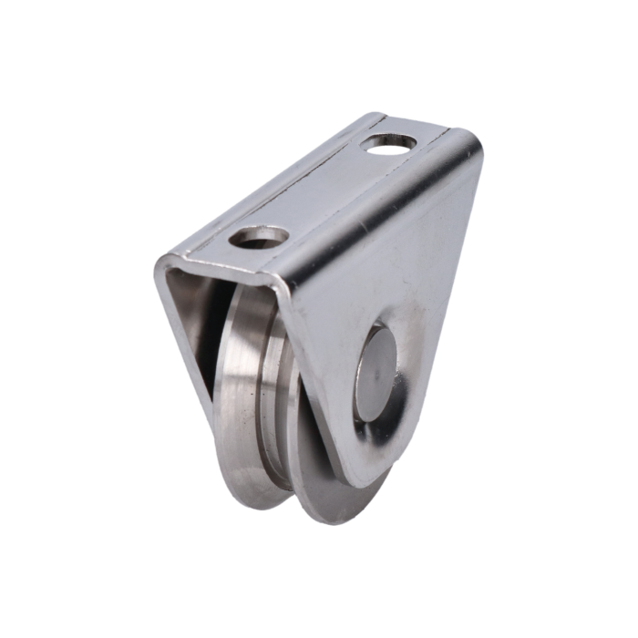 Vodiaca kladka ø 58mm na montáž pod rám, pre profil C906IXV, nosnosť 300kg, nerez /AISI304