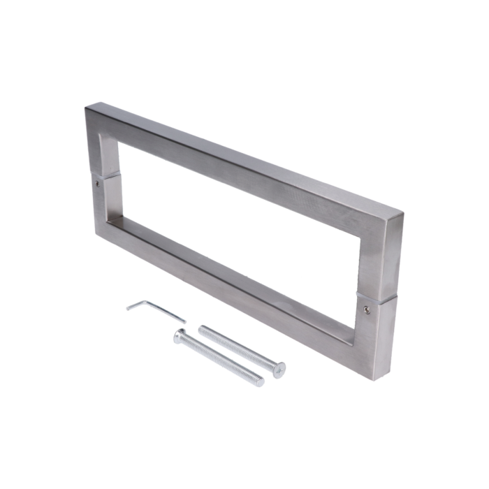 Nerezové madlo (300x60x0.8mm / 20x20mm), broušená nerez K320 /AISI304
