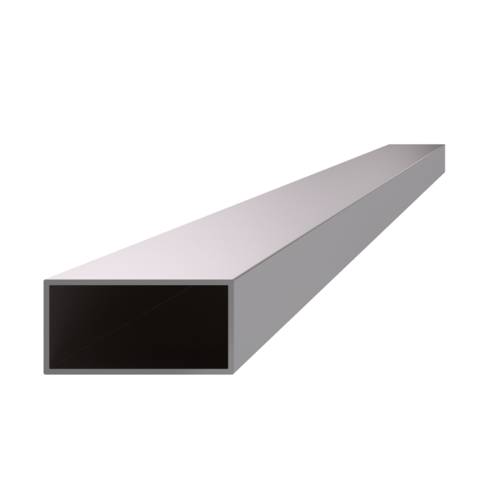 Profil uzatvorený 50x25x1.5mm, cena za 1ks (1m), brúsená nerez K320 /AISI304