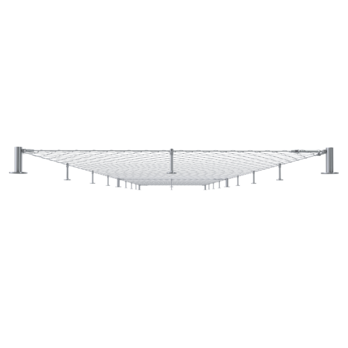 Sada pro fasádní lankovou stěnu, 3,0x25m, odsazení: 150mm