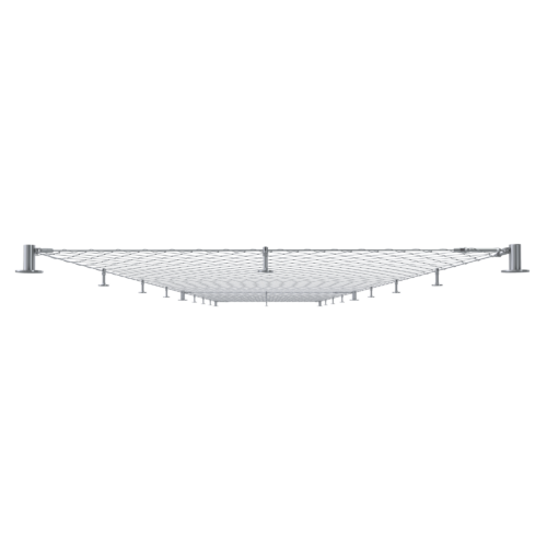 Sada pro fasádní lankovou stěnu, 3,0x25m, odsazení: 100mm