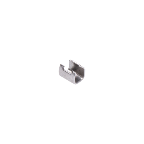Nerezové lisovací pouzdro pro dvě 1.5mm lanka - otevřeno. K320/AISI 316.