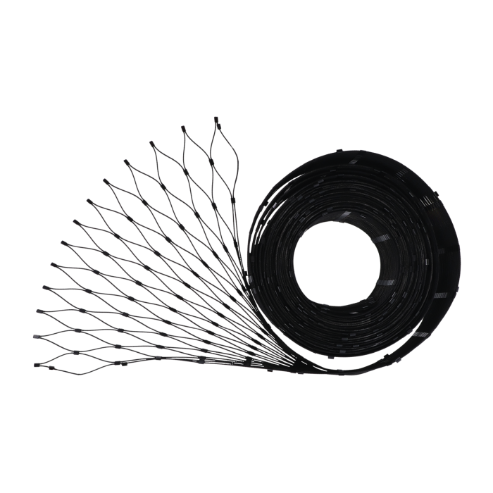 Lanková síť, 0.8mx10m, oko 60x104mm, t-2mm, černá AISI316 (Snížená kvalita povrchové úpravy) - Image 2