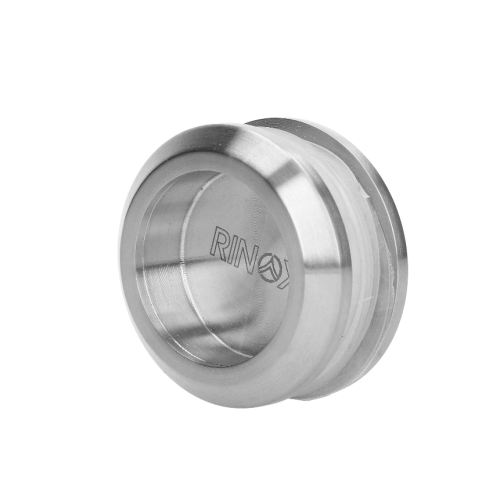 Madlo na dveře ø 58 mm, sklo 8 - 12 mm, broušená AISI 304