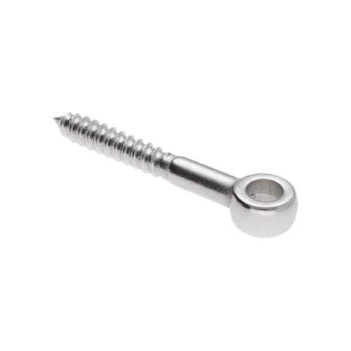 Úchyt pro držák lanka, oko 8,4 mm, nerez AISI 304