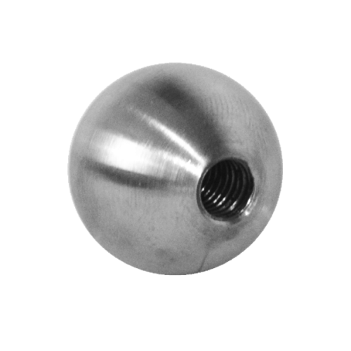 Koule plná se závitem M6 / ø 30 mm, broušená nerez AISI 304