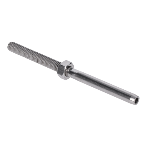 Úchyt (lepiaci) pro lanko ø 4 mm, M8, broušená AISI 304