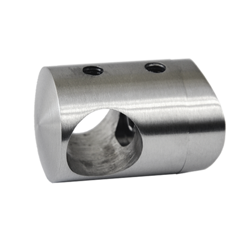 Držák tyče ø 16 mm na trubku ø 48,3 mm, broušená AISI 304